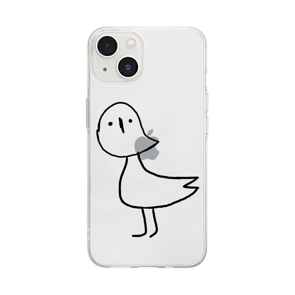 なんで屋さんの鳥　必需品編 Soft Clear Smartphone Case
