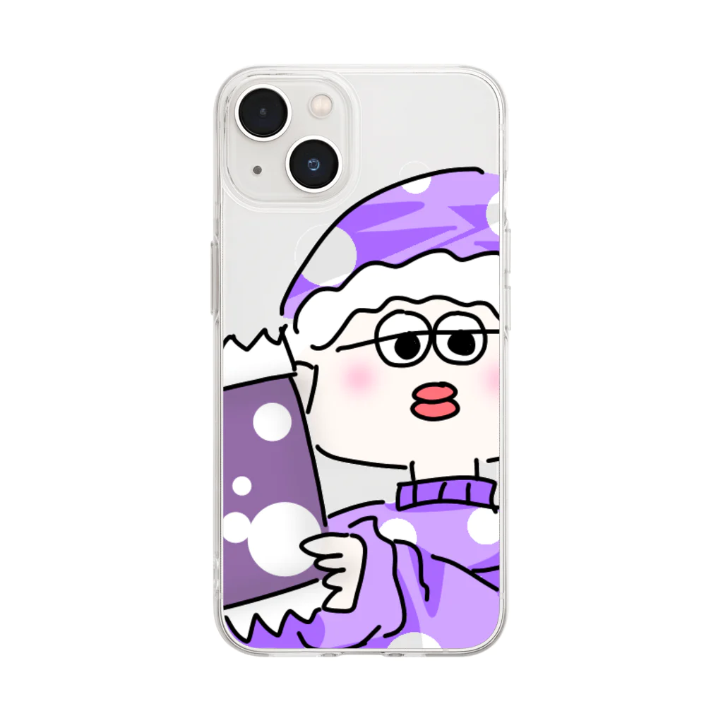 蔵下²のおののさん Soft Clear Smartphone Case