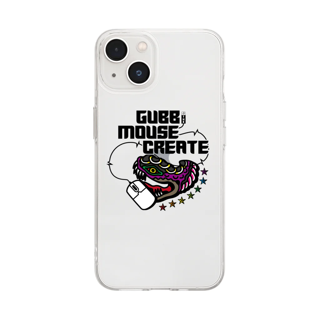 GUBB the MOUSE CREATEのガブさん Soft Clear Smartphone Case