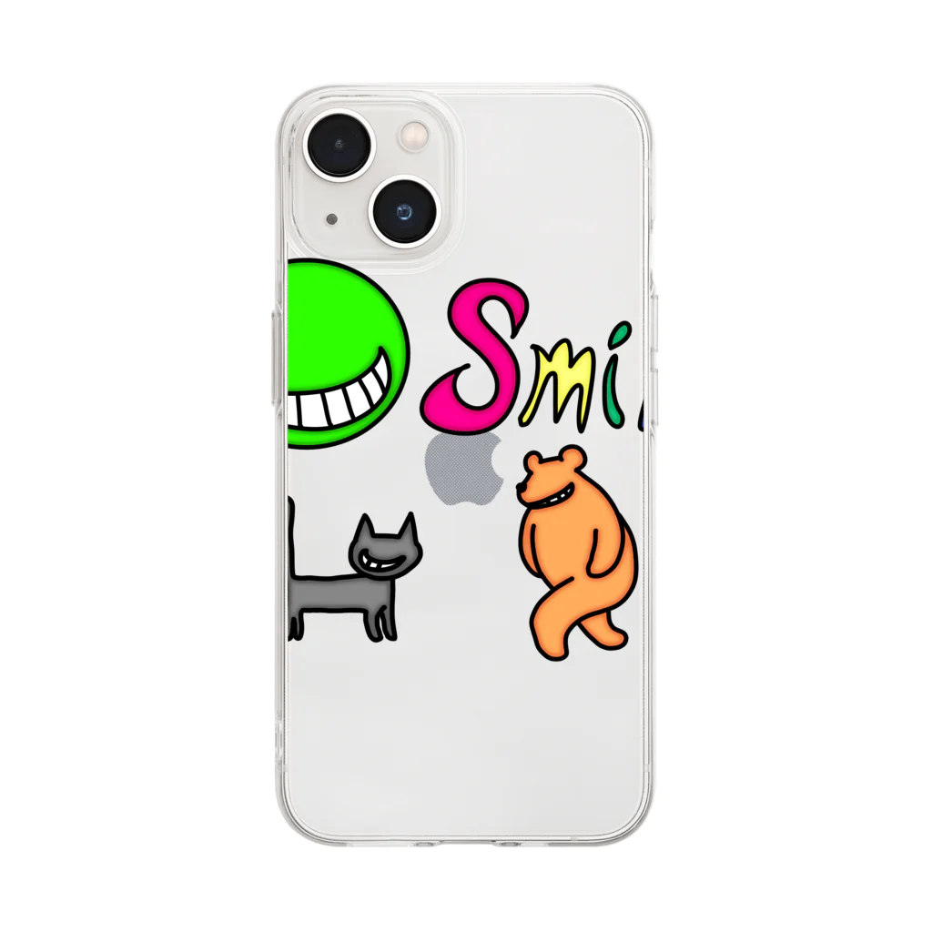 武者小路夕桐のSmile Soft Clear Smartphone Case