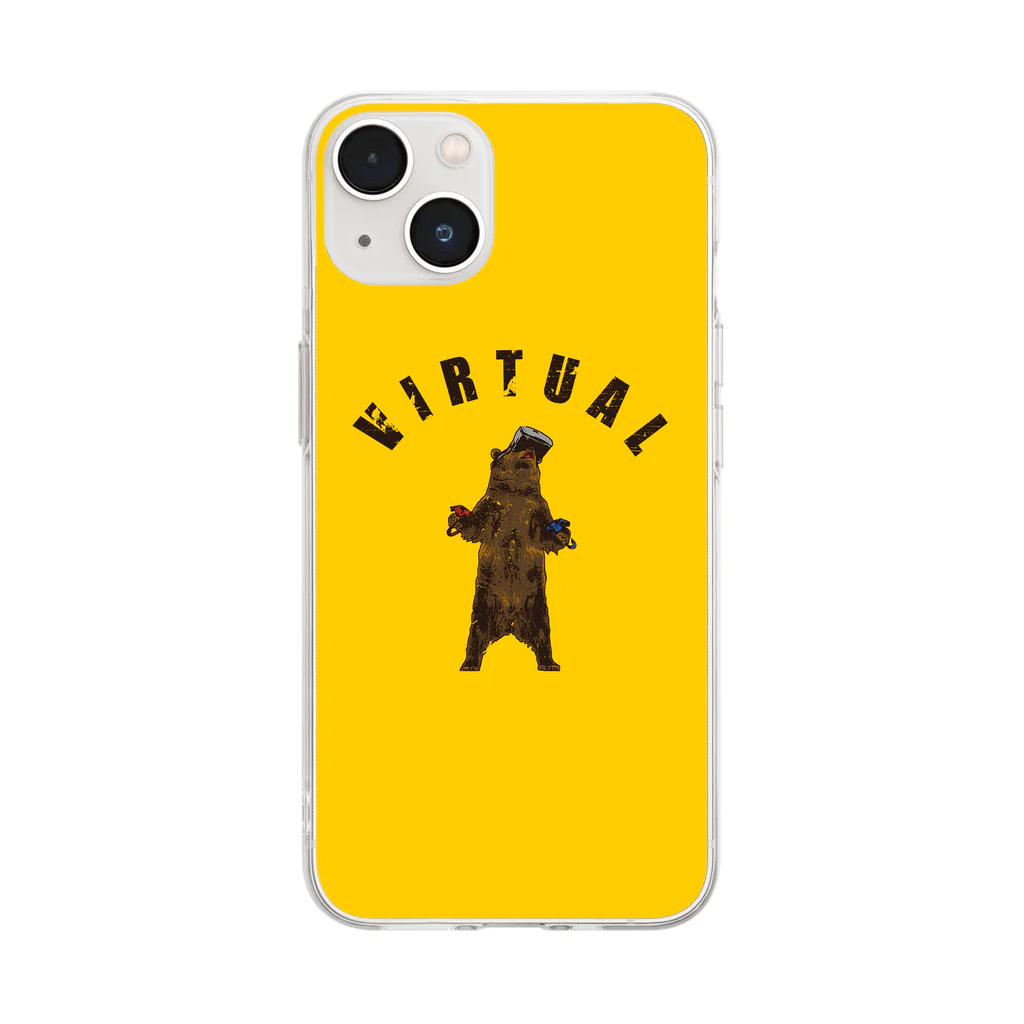 kbc3745のVR bear Soft Clear Smartphone Case