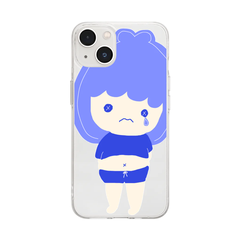 rurugirlのぽっちゃりちゃん Soft Clear Smartphone Case