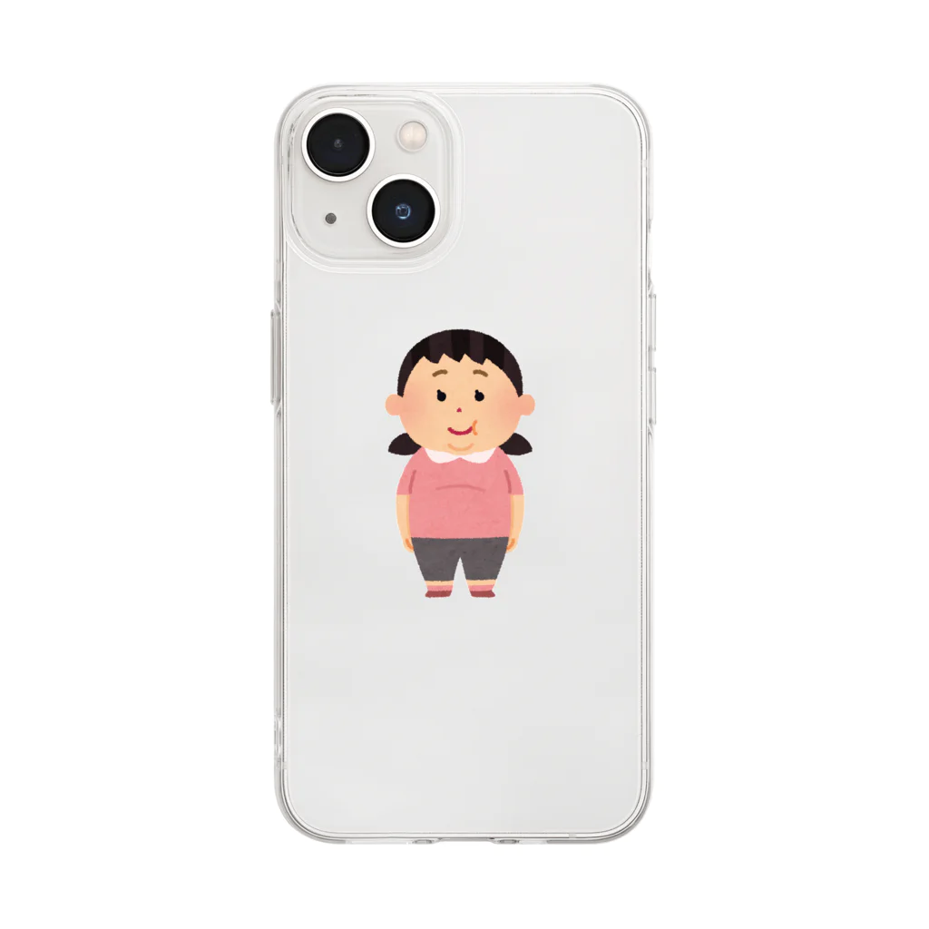 yu_kkyのまえかけ Soft Clear Smartphone Case