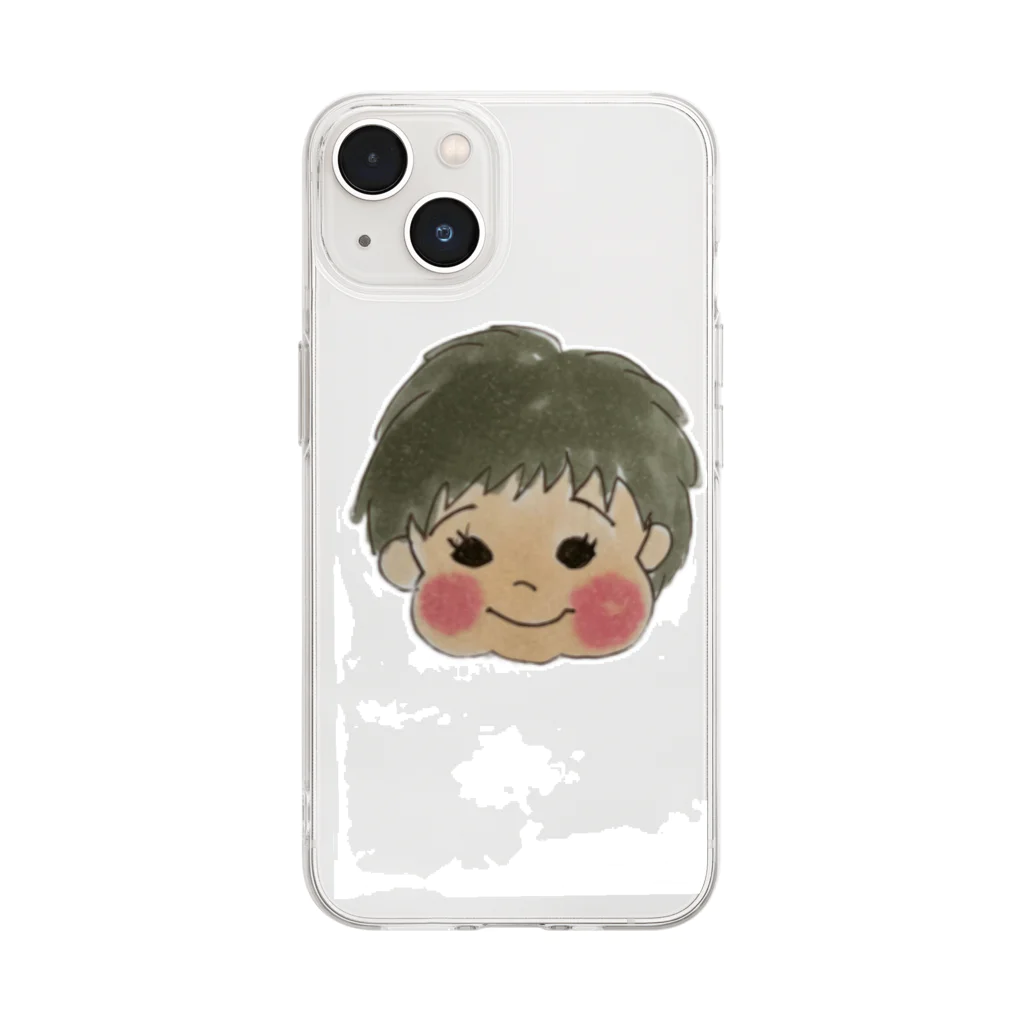 北海道のいぶちゃんの我が息子 Soft Clear Smartphone Case