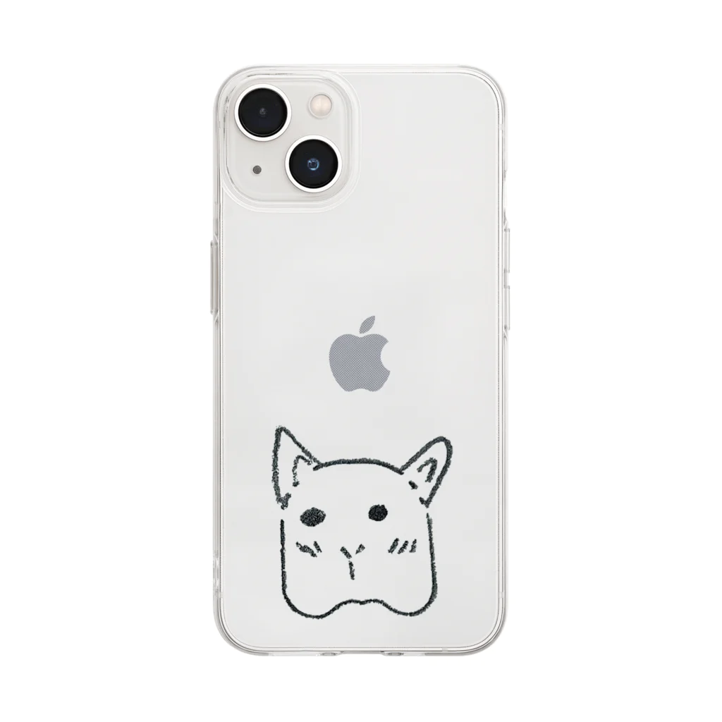 みつまめこshopの何者！？ Soft Clear Smartphone Case