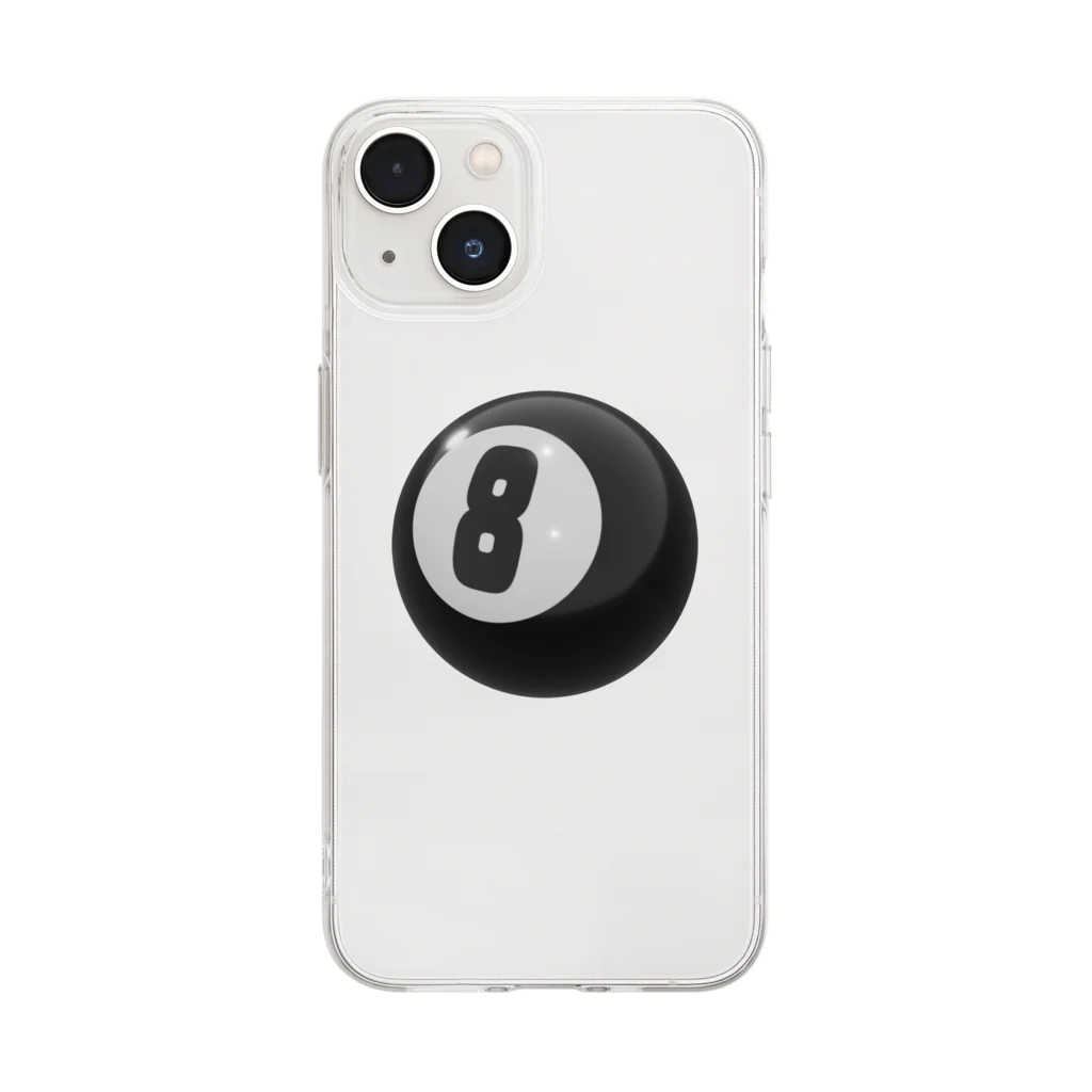 8chの8ball Soft Clear Smartphone Case