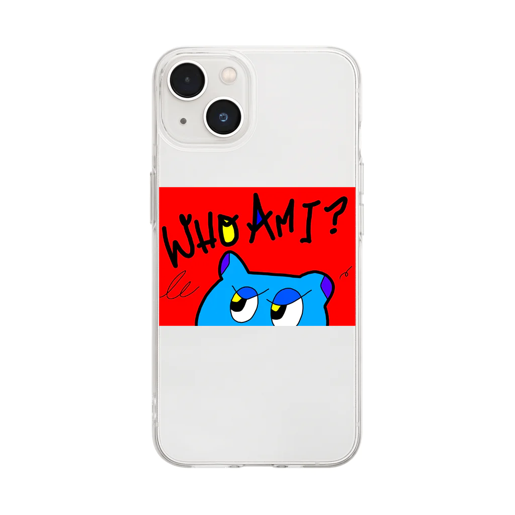 AyAkAのWho am I? Soft Clear Smartphone Case