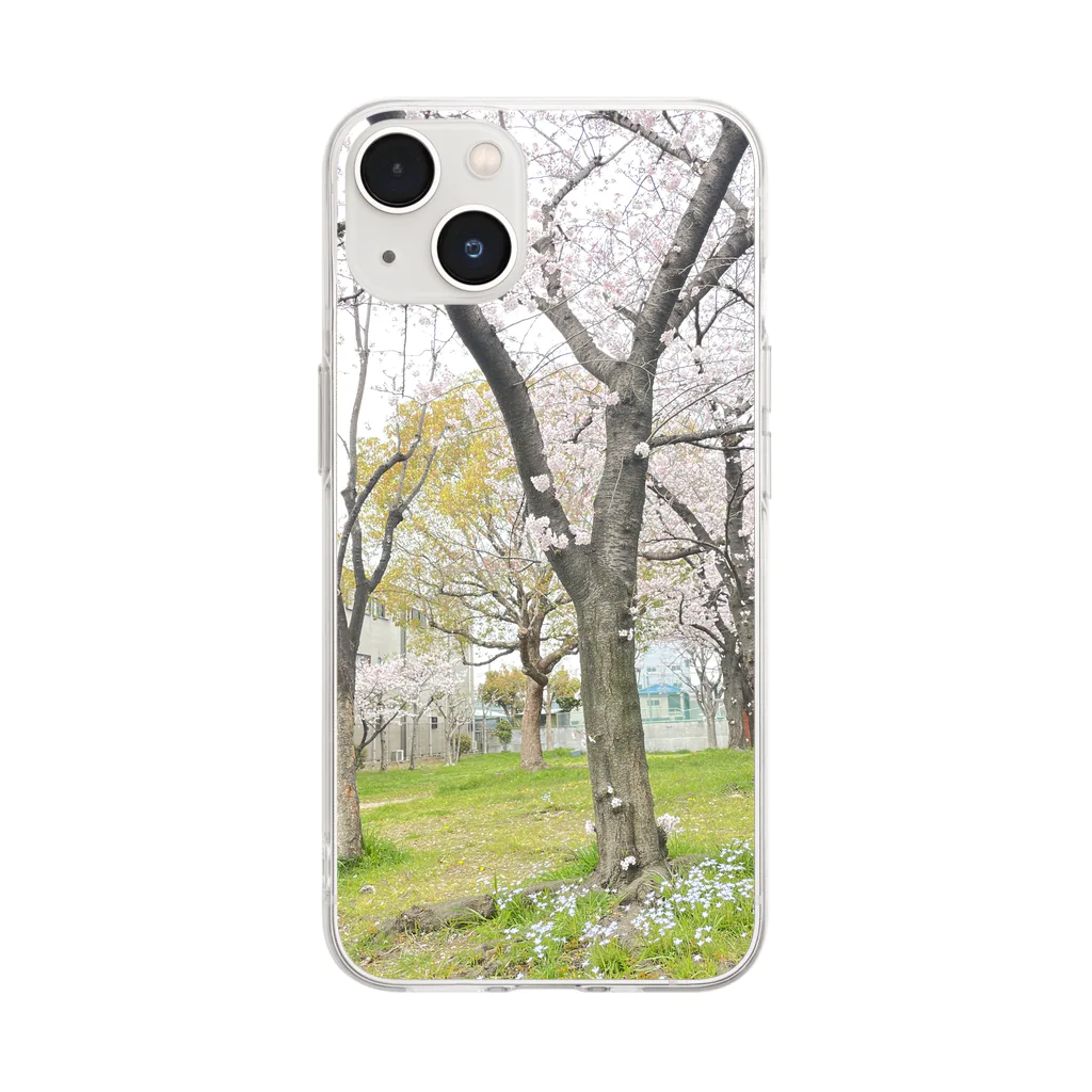 Earthの春の始まり Soft Clear Smartphone Case