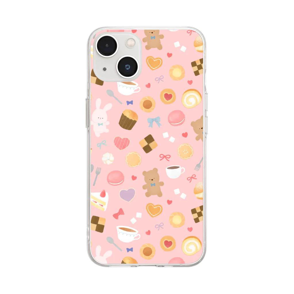 継続支援プラスタのsweets Soft Clear Smartphone Case