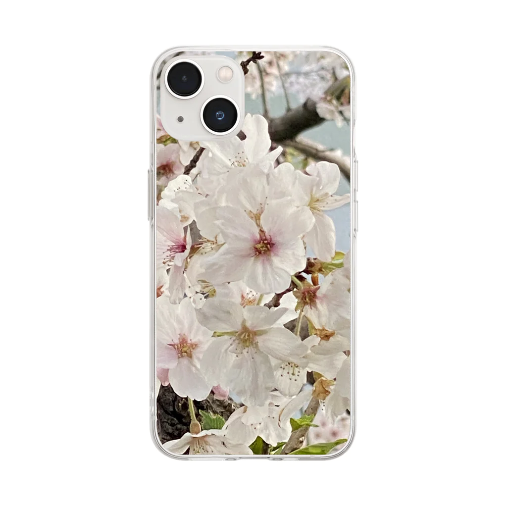 -YURAYURA-のさくら Soft Clear Smartphone Case