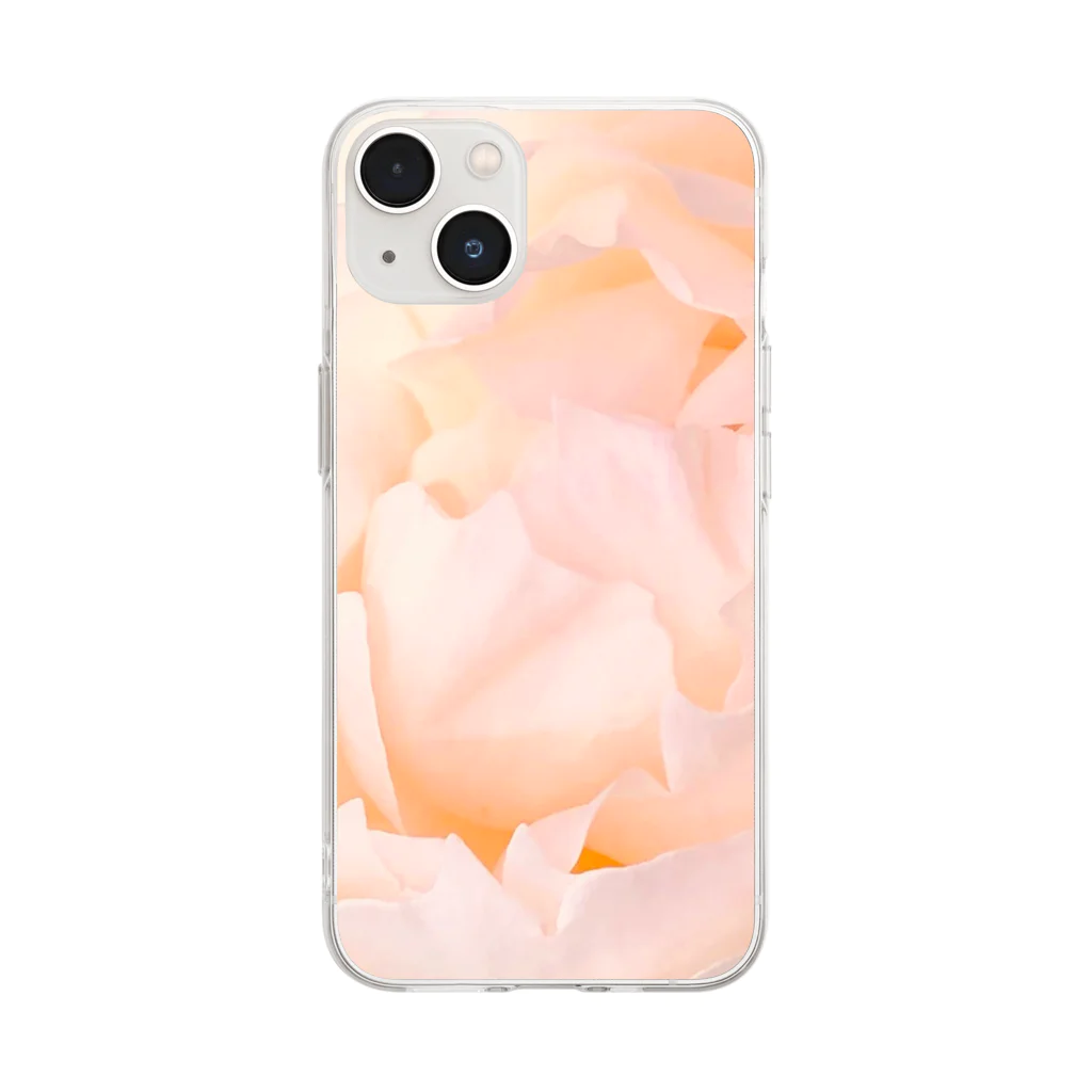 waveflowのPeony 2 Soft Clear Smartphone Case