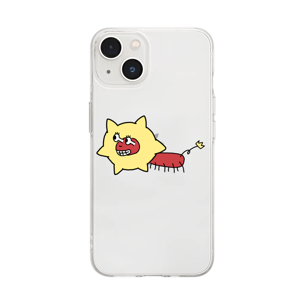 どうぶつくみあいのソレハライオン Soft Clear Smartphone Case