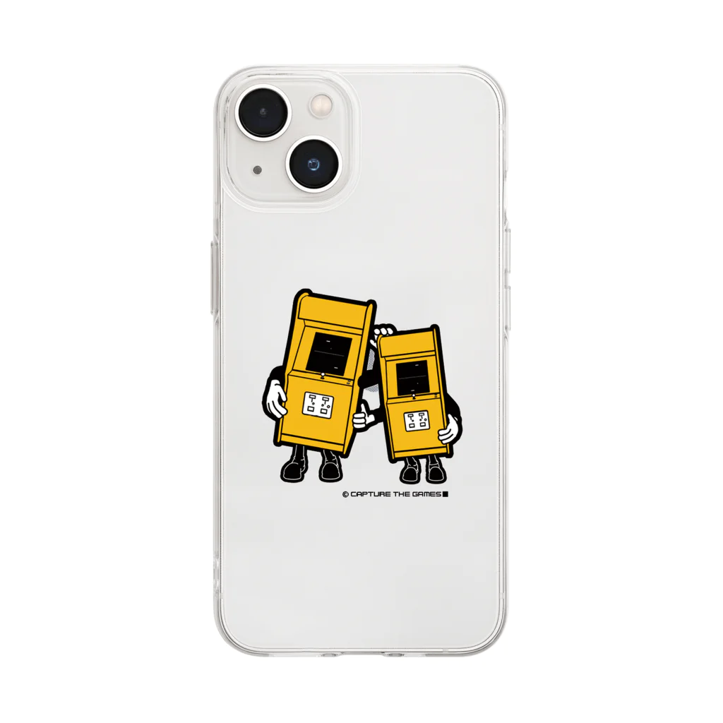 ルイレイ（RuiReiChannel)のUP＆RIGHT  Soft Clear Smartphone Case