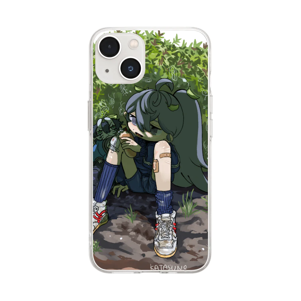 not found 404の遭遇 Soft Clear Smartphone Case