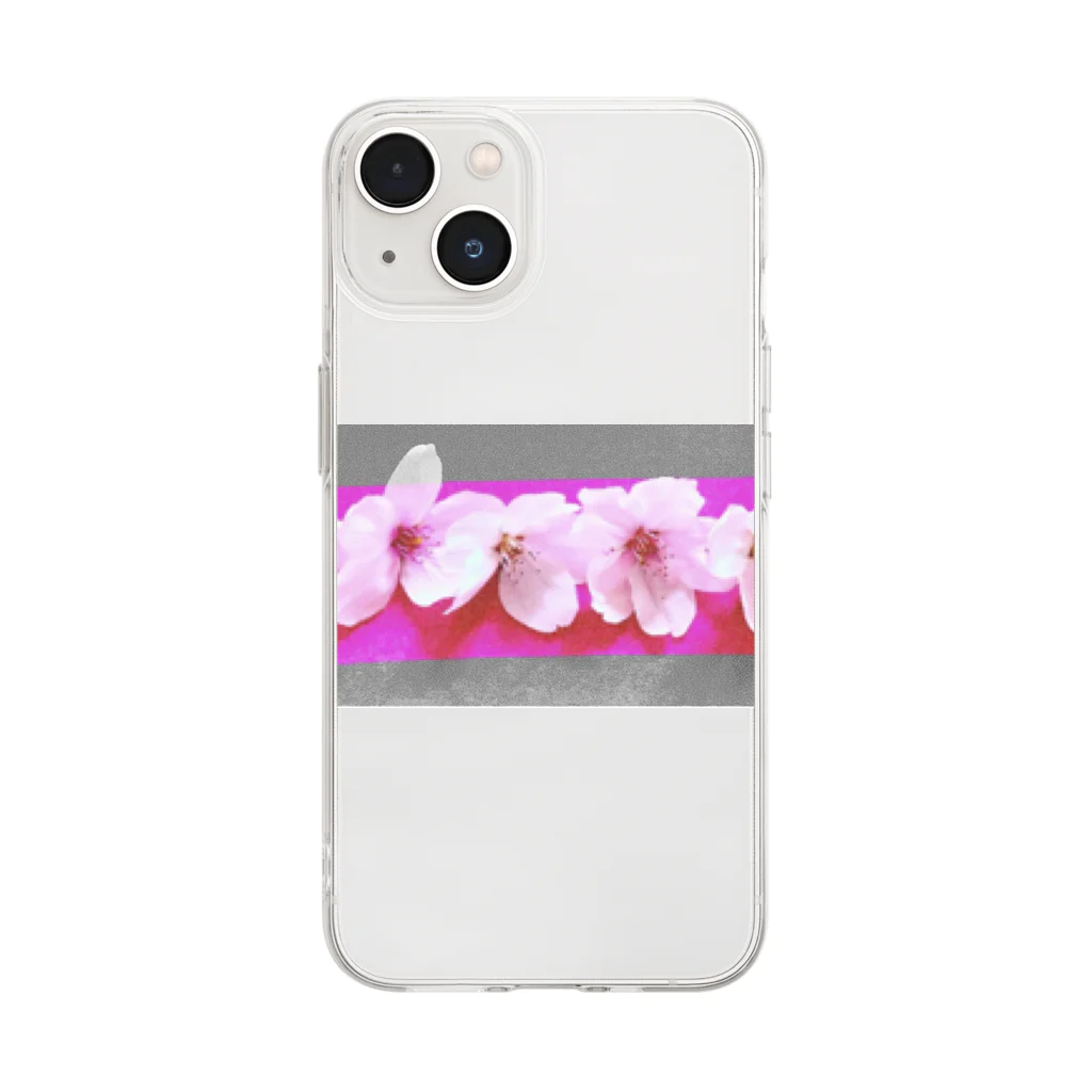 insparation｡   --- ｲﾝｽﾋﾟﾚｰｼｮﾝ｡のうつり変わり Soft Clear Smartphone Case