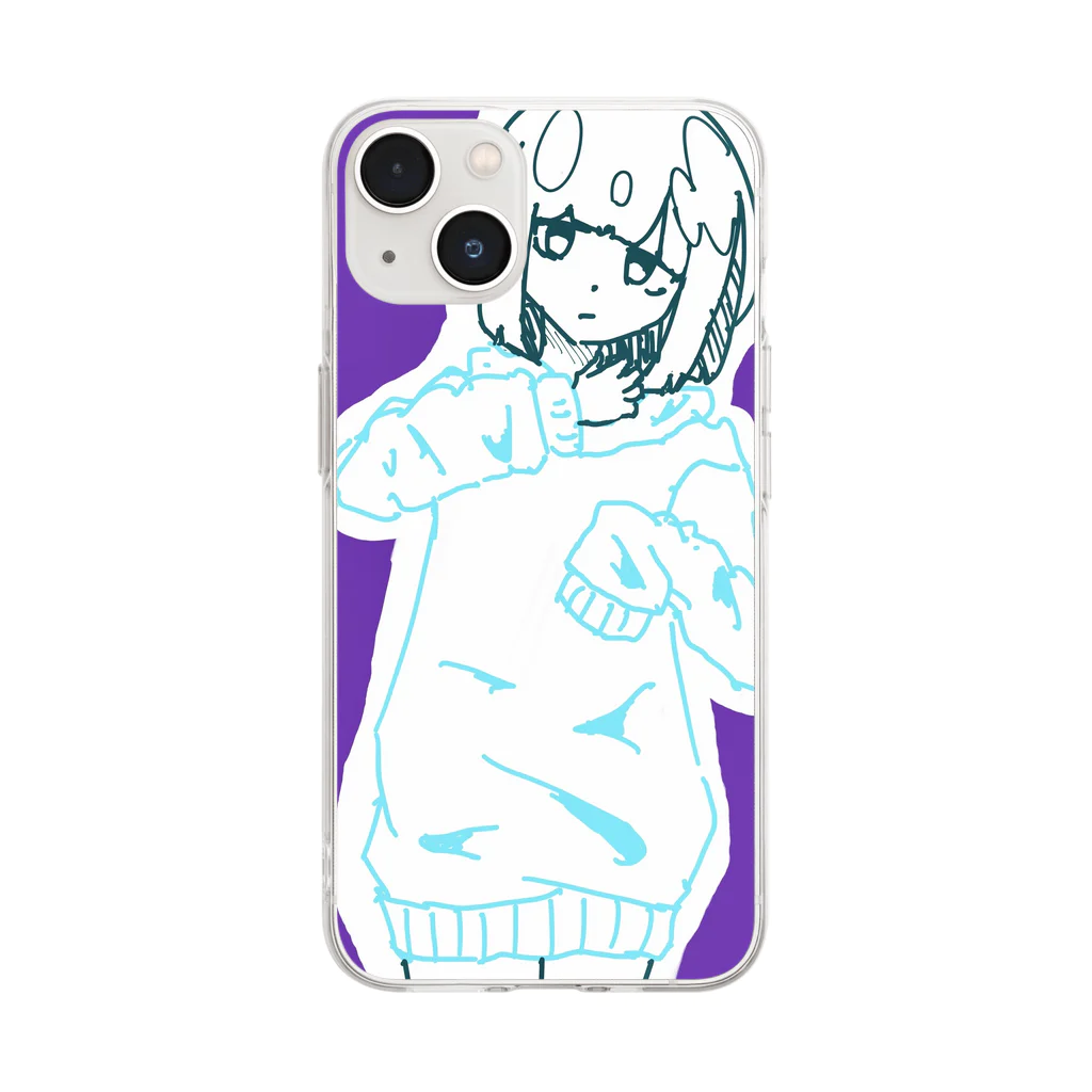 らいッサ喫茶のねおんちゃん Soft Clear Smartphone Case