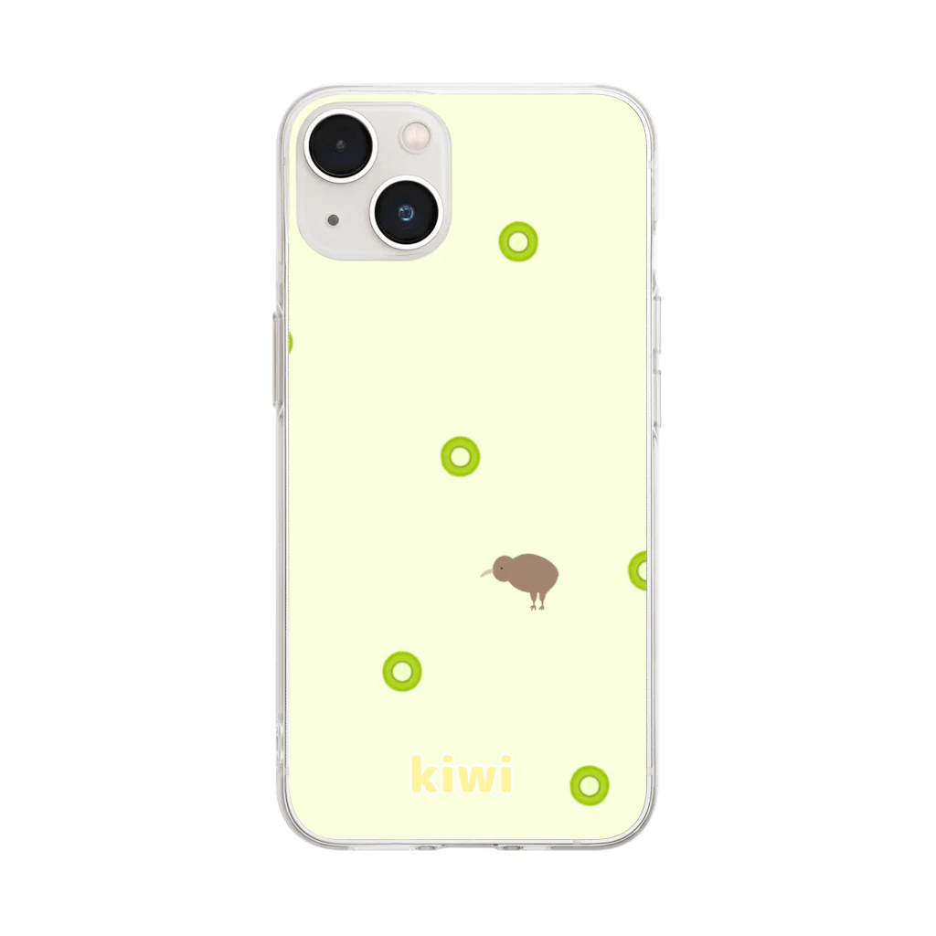 rukafashionistaのkiwi Soft Clear Smartphone Case