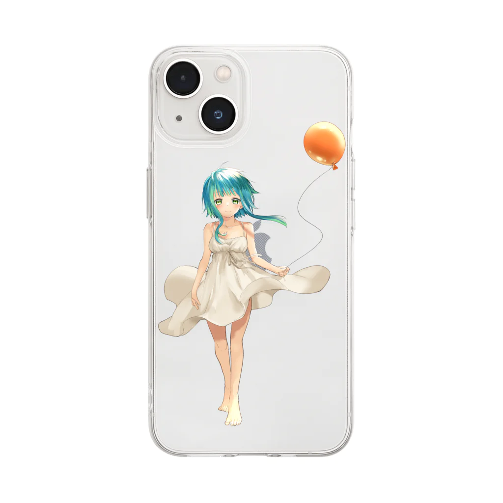 ほのか🐼の雨子さん風船*2022 Soft Clear Smartphone Case