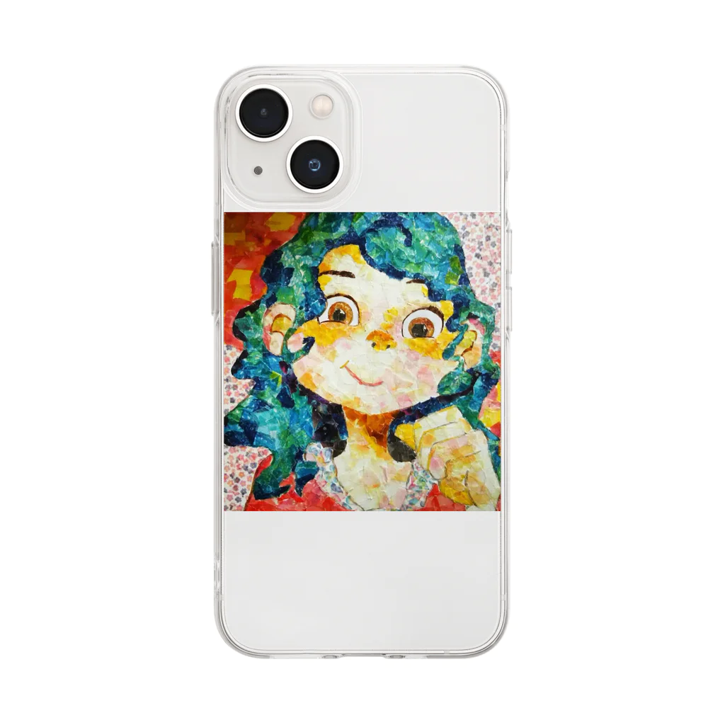 R!KAのGood-girl  Soft Clear Smartphone Case