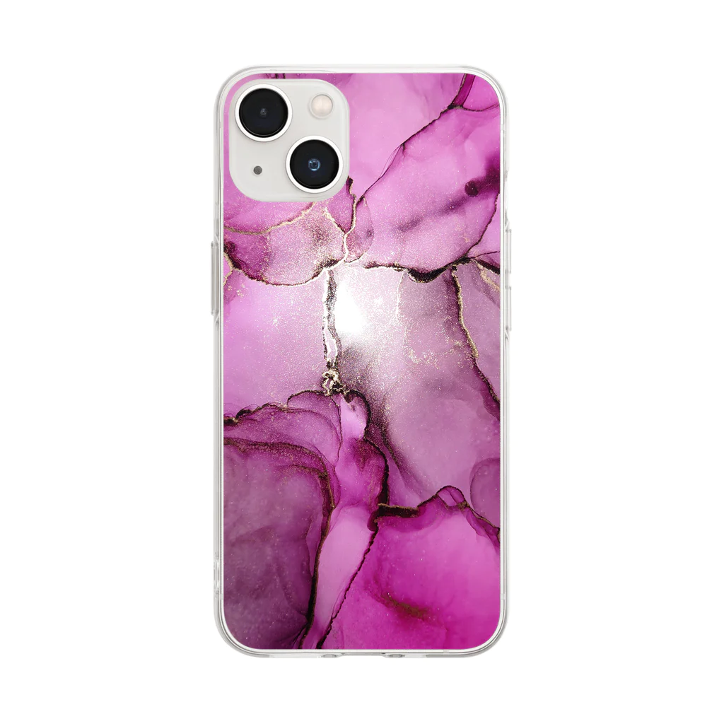 iro×asobi.のRV19×V99 Soft Clear Smartphone Case