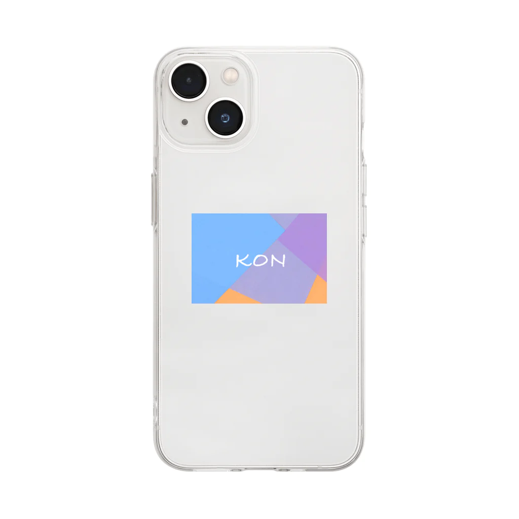 KONのKON(normal) Soft Clear Smartphone Case