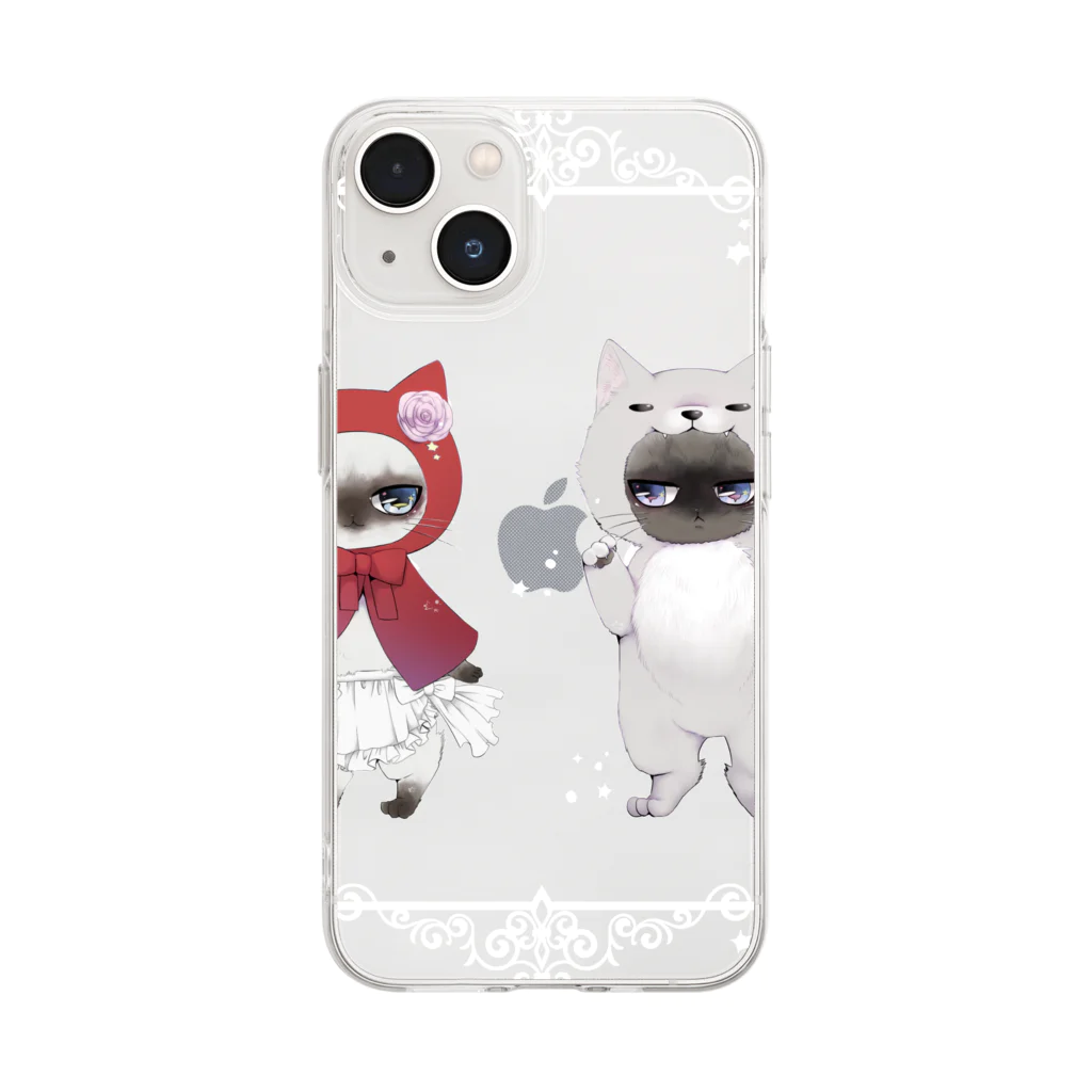 UNFの赤ずきんちゃん1 Soft Clear Smartphone Case