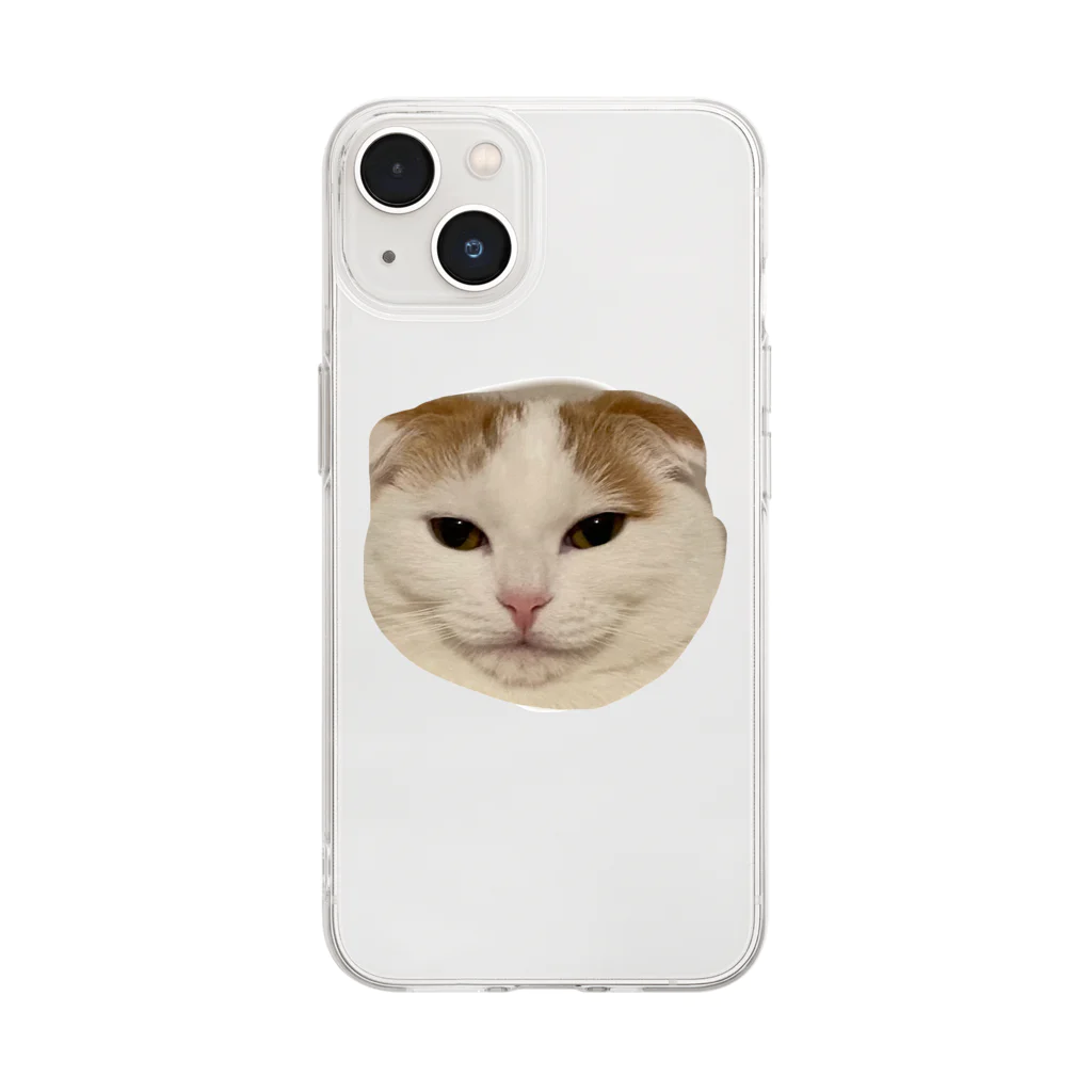 きなこ企画の愛猫きなこのオリジナルグッズ Soft Clear Smartphone Case