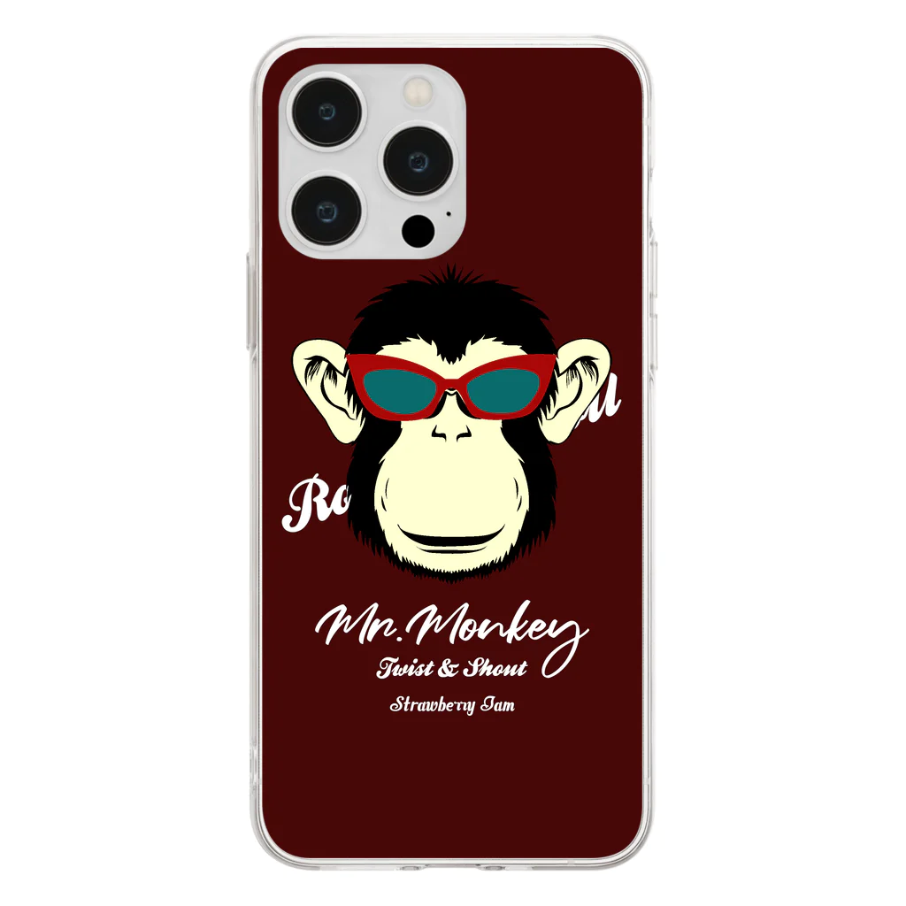 JOKERS FACTORYのMR.MONKEY Soft Clear Smartphone Case