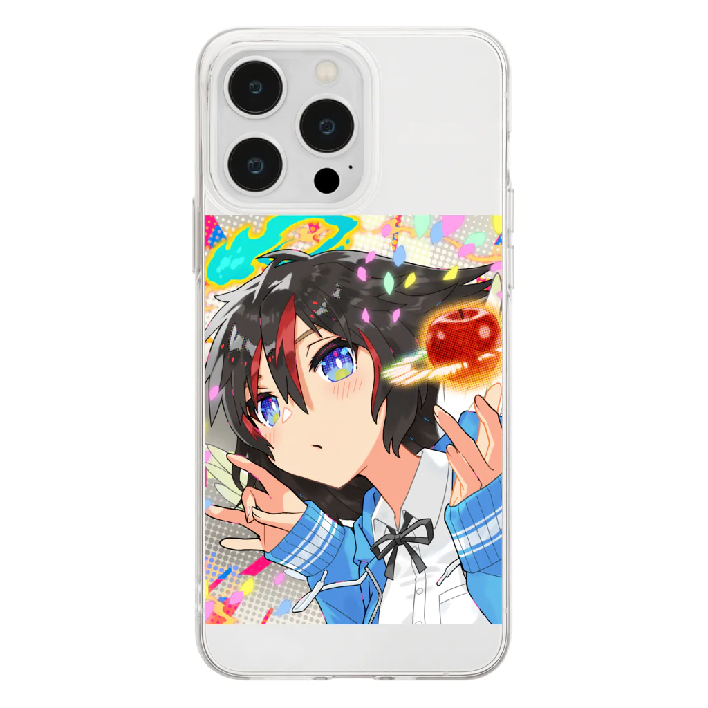 WilGato x MEGAMI ShopのYagami Ryuka - MEGAMI #02596 Merch Soft Clear Smartphone Case