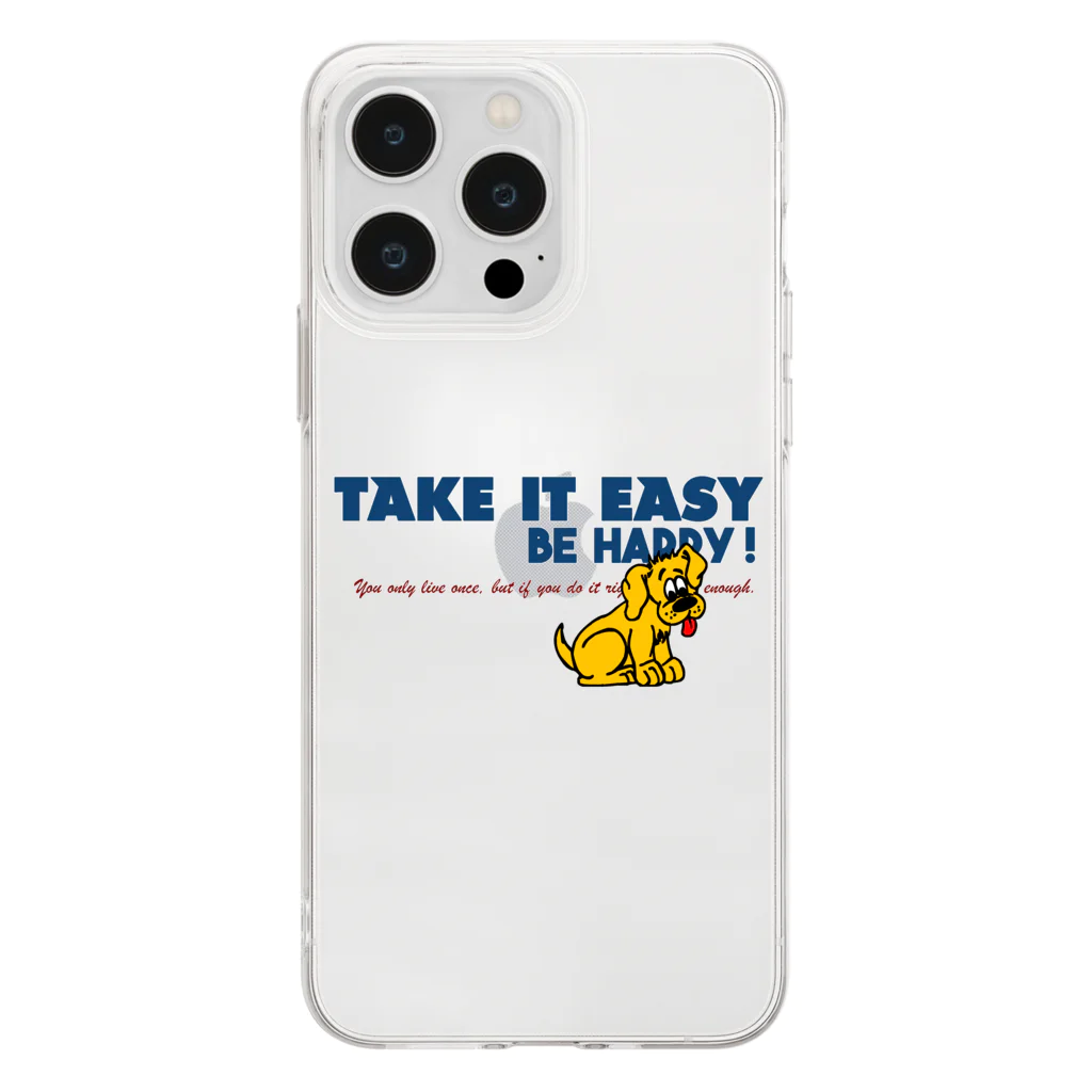 JOKERS FACTORYのTAKE IT EASY Soft Clear Smartphone Case