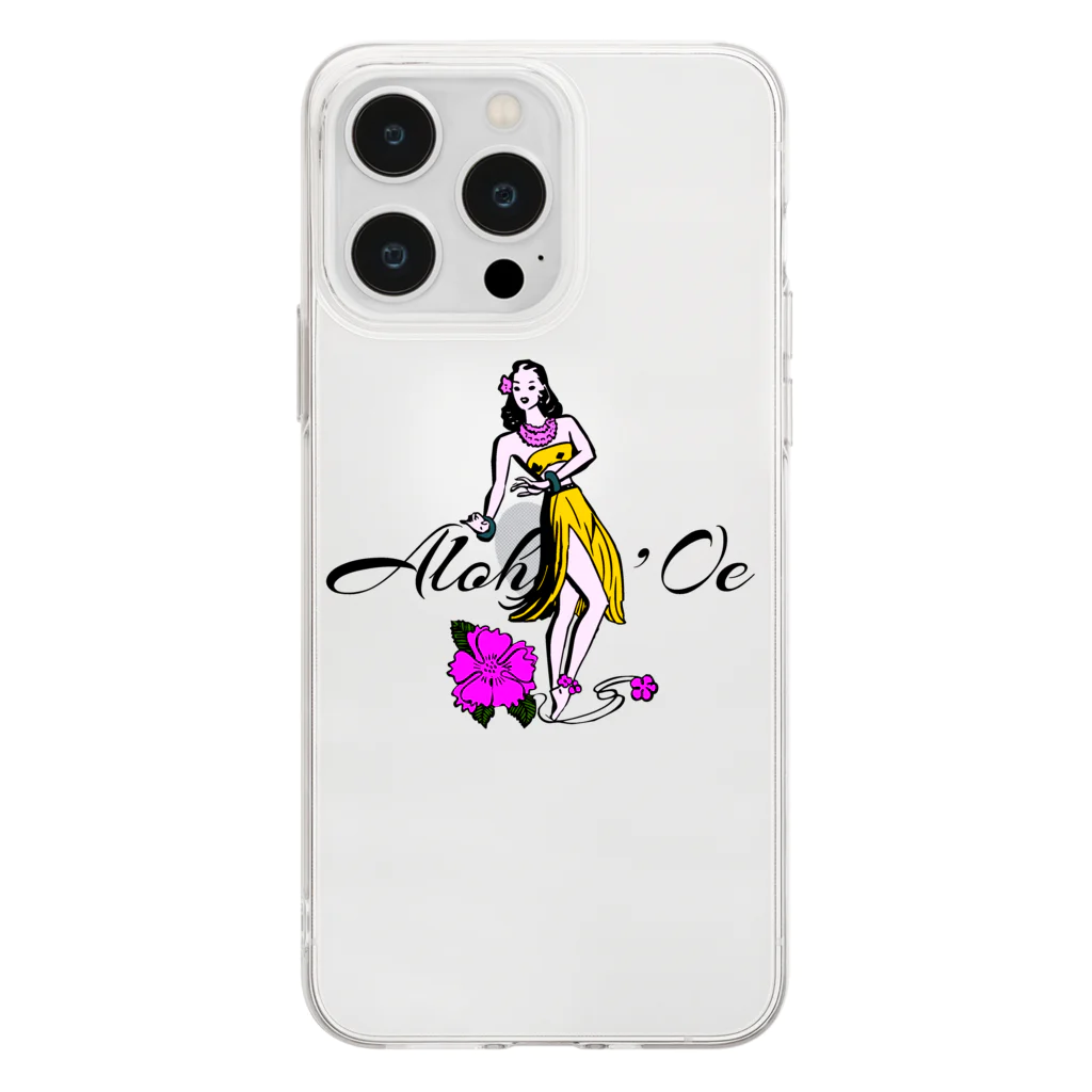 JOKERS FACTORYのHULA GIRL Soft Clear Smartphone Case