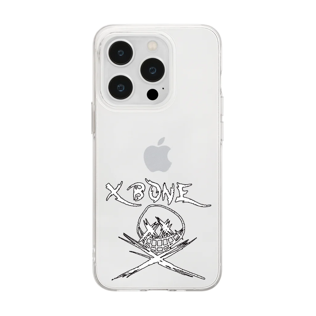 Ａ’ｚｗｏｒｋＳのRAKUGAKIXBONE Soft Clear Smartphone Case