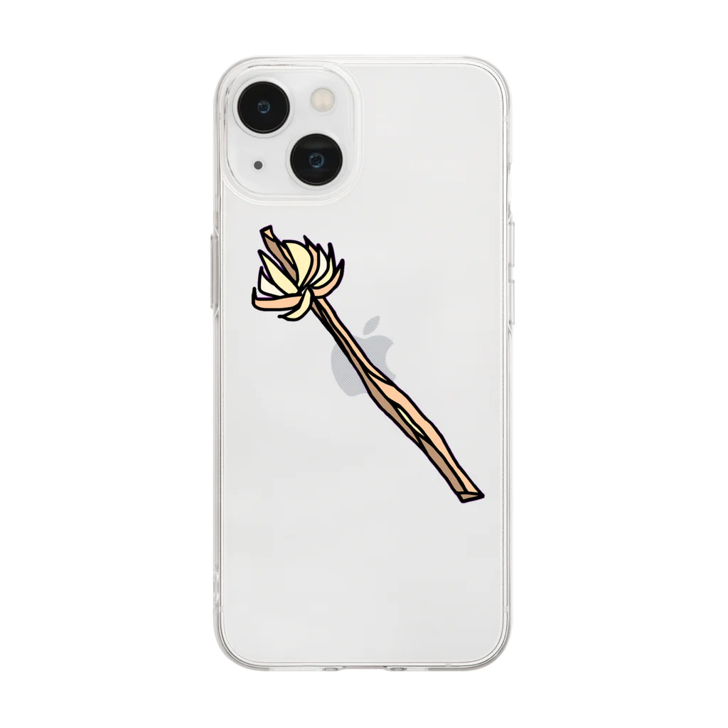 Feather stick-フェザースティック-のFeather Stick【フェザースティック】フェザースティック Soft Clear Smartphone Case