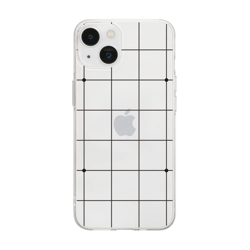 eshisyuの将棋盤デザイン♪ Soft Clear Smartphone Case