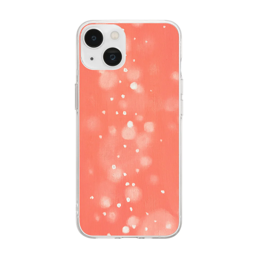 アトリエいろりのときめきはやすらぎへ Soft Clear Smartphone Case