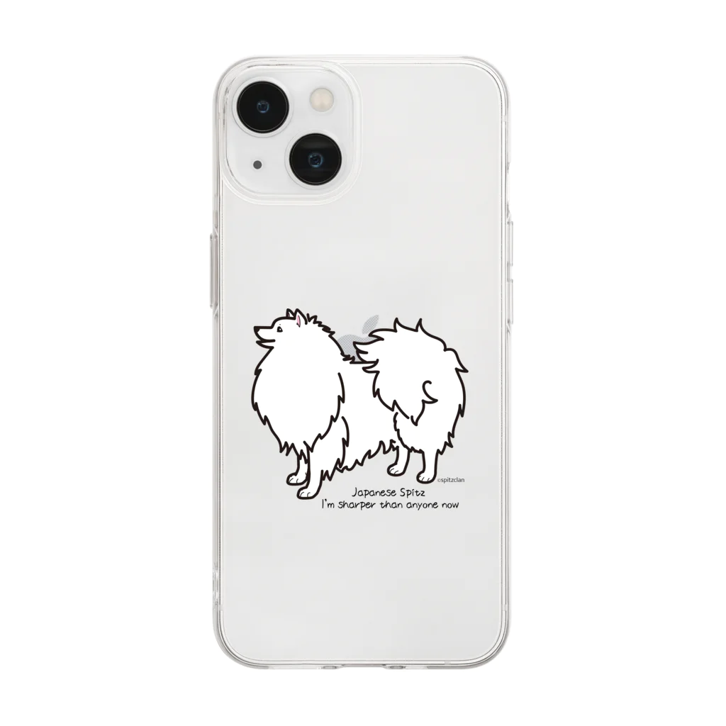 spitzclanのユキカゼくん Soft Clear Smartphone Case