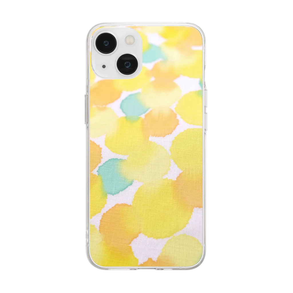 aviのレモン Soft Clear Smartphone Case