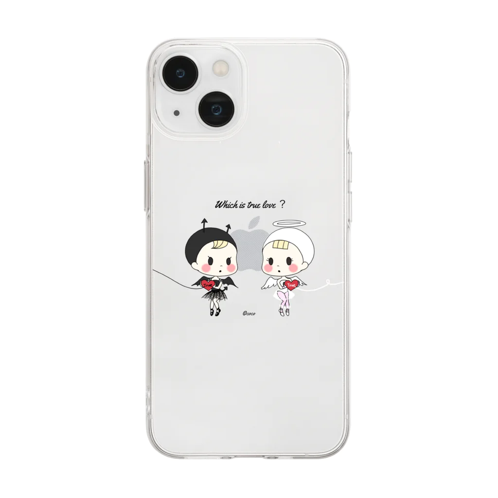 cocoの天使と悪魔ちゃん Soft Clear Smartphone Case