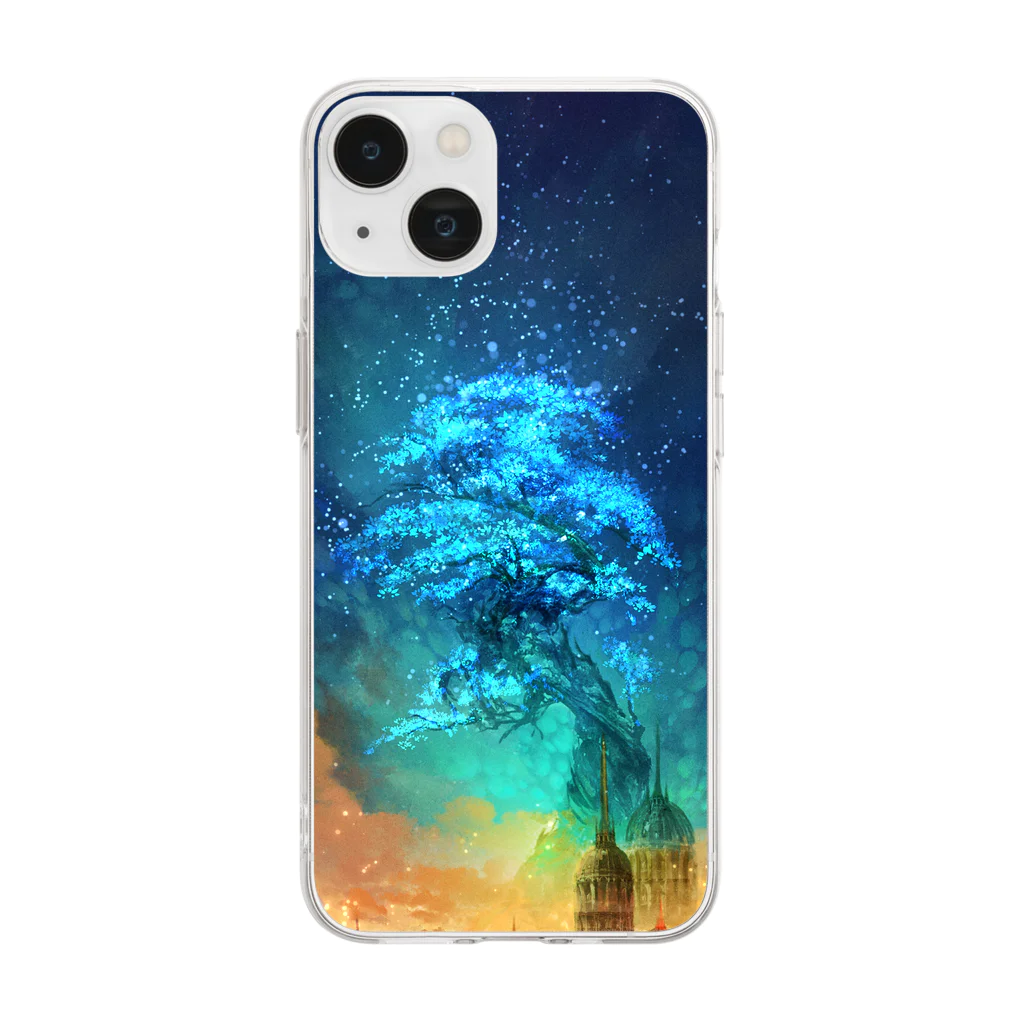 Colorful NestのYggdrasill Soft Clear Smartphone Case