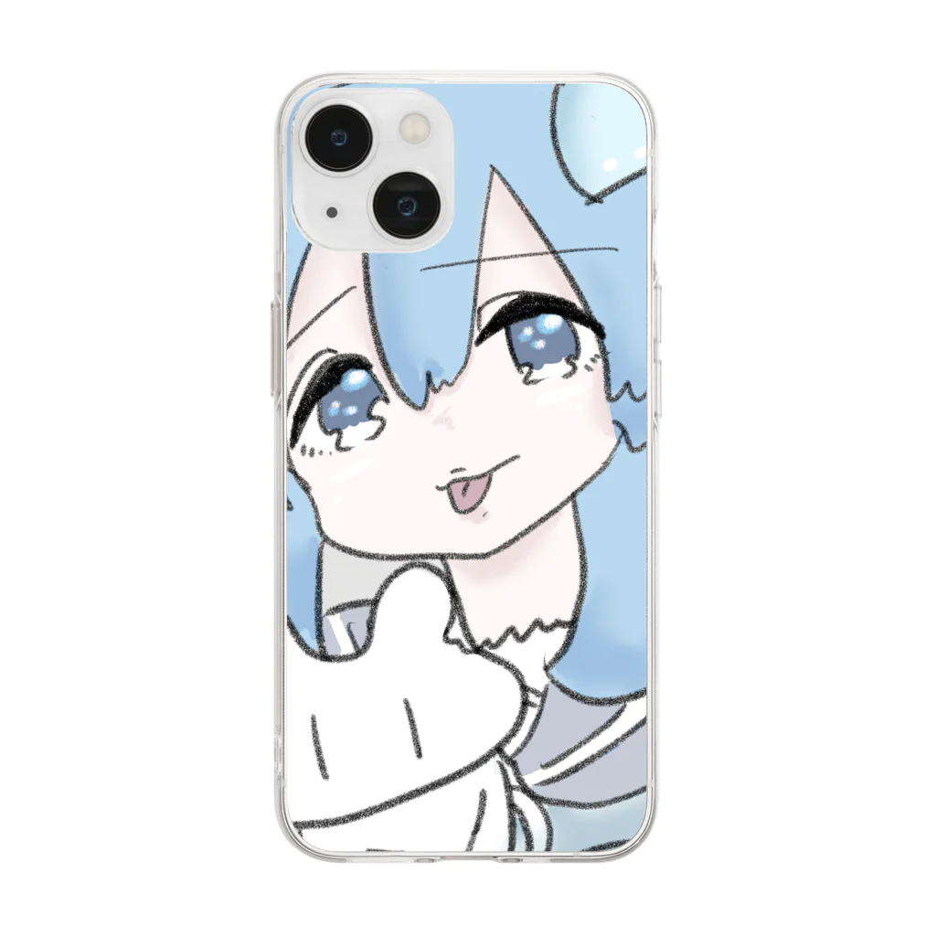 sinamotanの清原ことねちゃん Soft Clear Smartphone Case