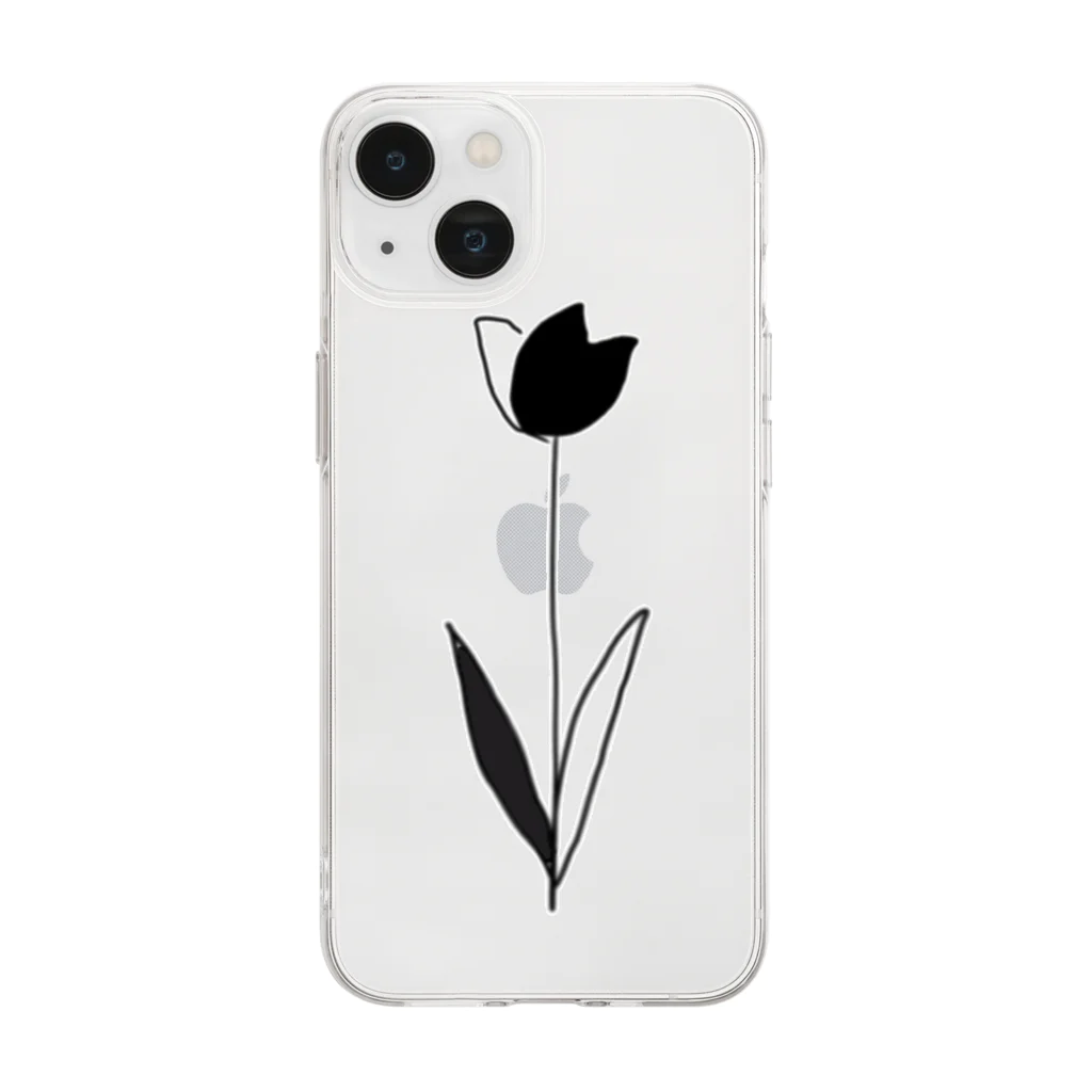 rilybiiのTulip Art *** Soft Clear Smartphone Case