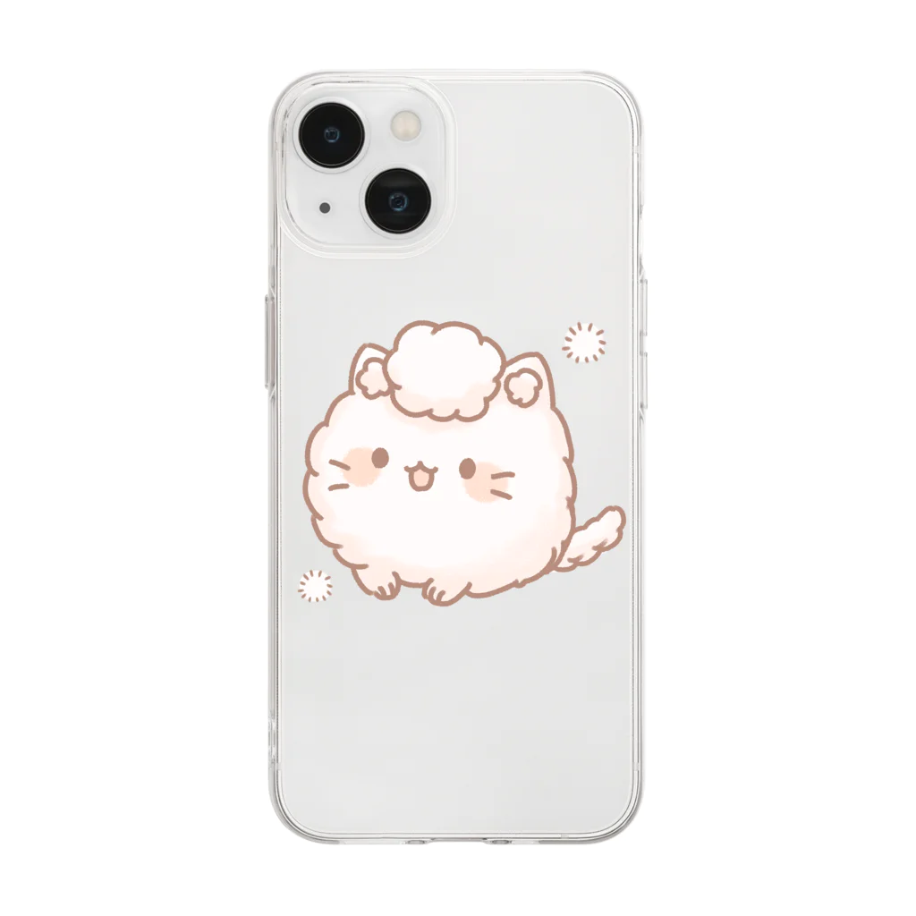 鈴のケサニャンパサニャン Soft Clear Smartphone Case