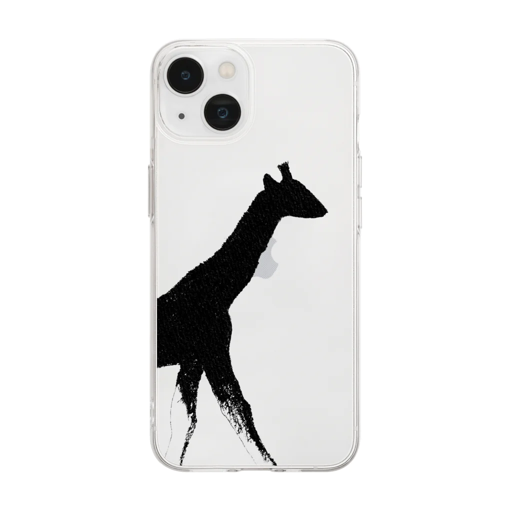 tomorebiのSunlight Giraffe Soft Clear Smartphone Case