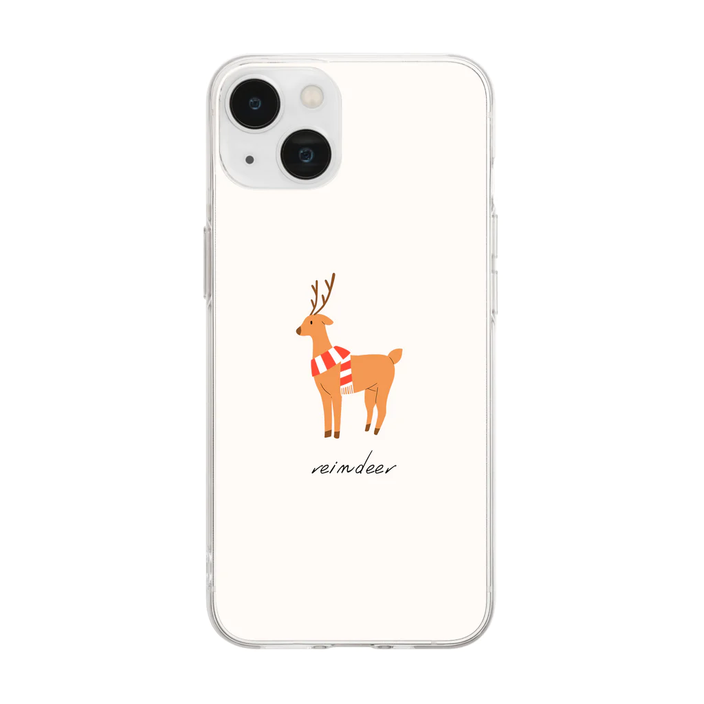 orange_honeyのクリスマス31 Soft Clear Smartphone Case