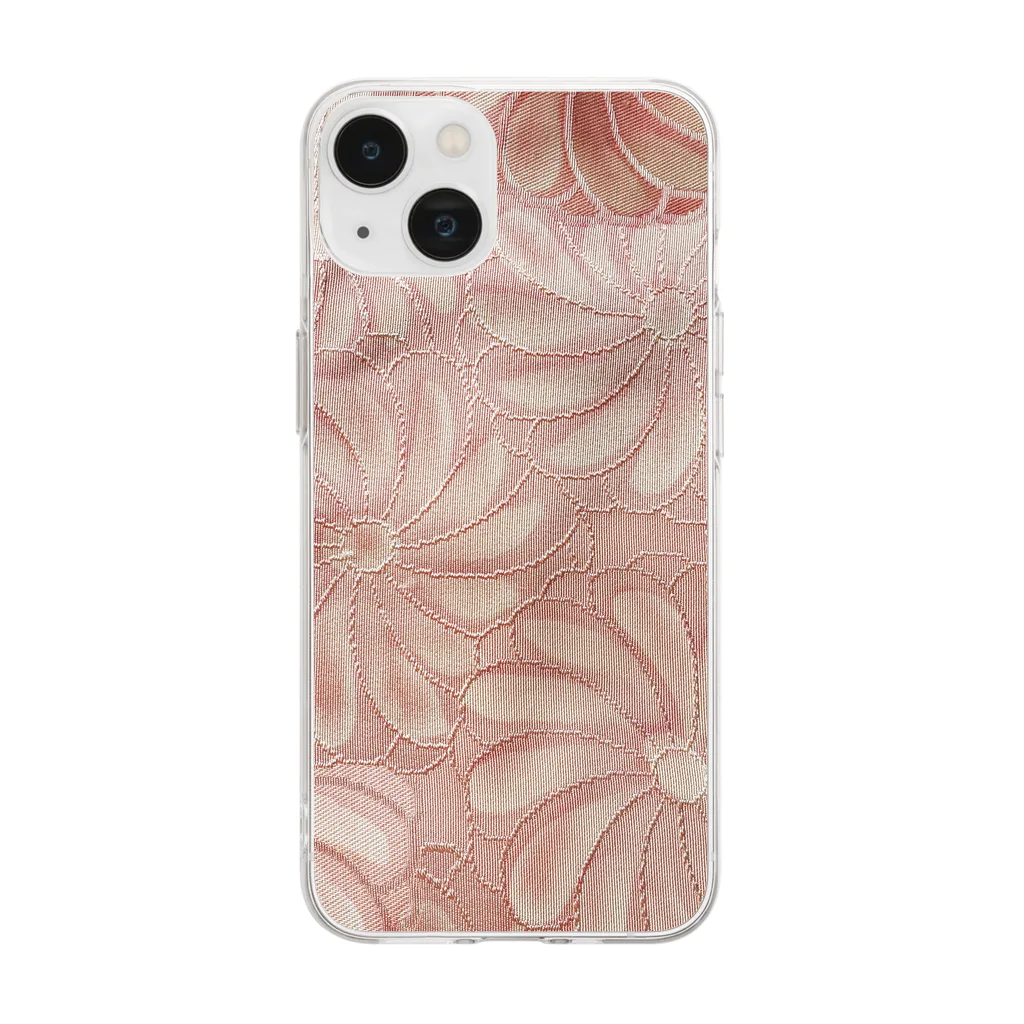 なないろの菊繚乱 Soft Clear Smartphone Case