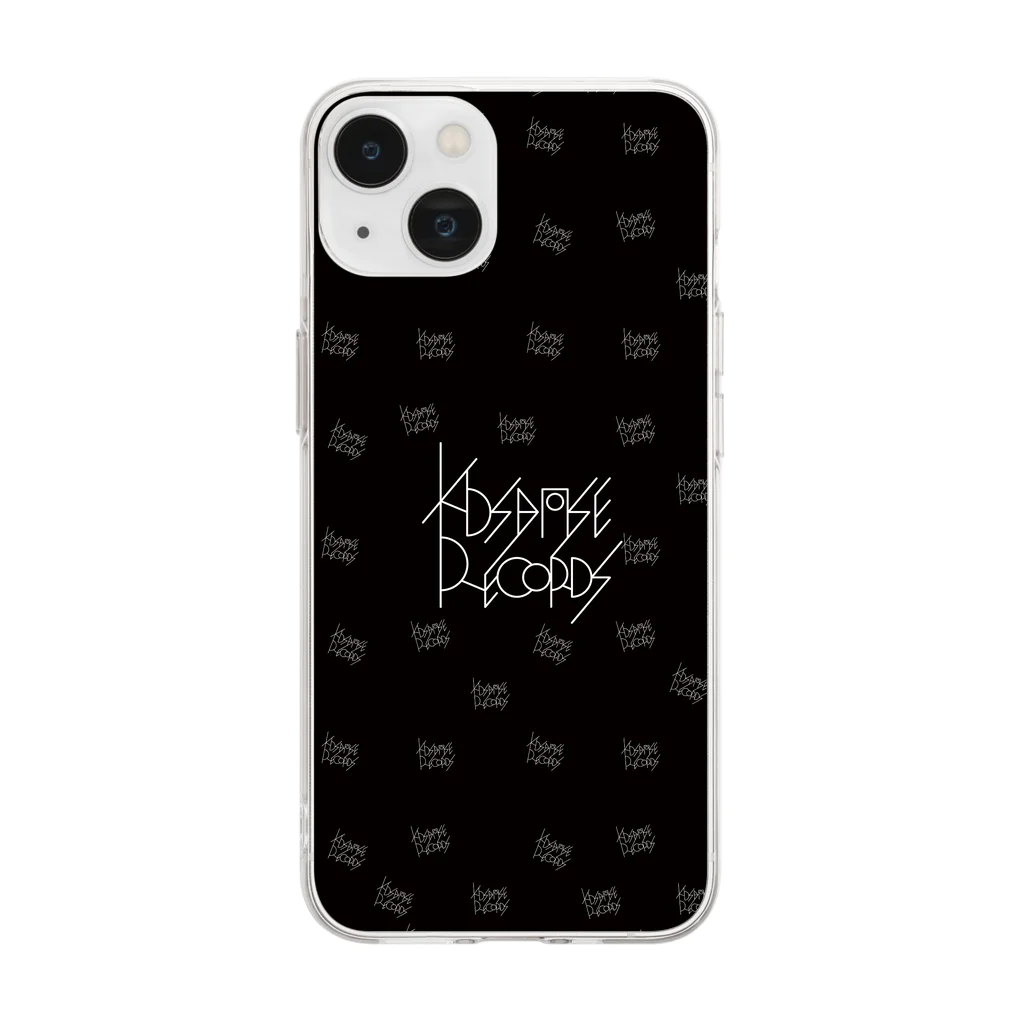 A2kiiiiのKIDS BASE RECORDS　iPhoneケース Soft Clear Smartphone Case