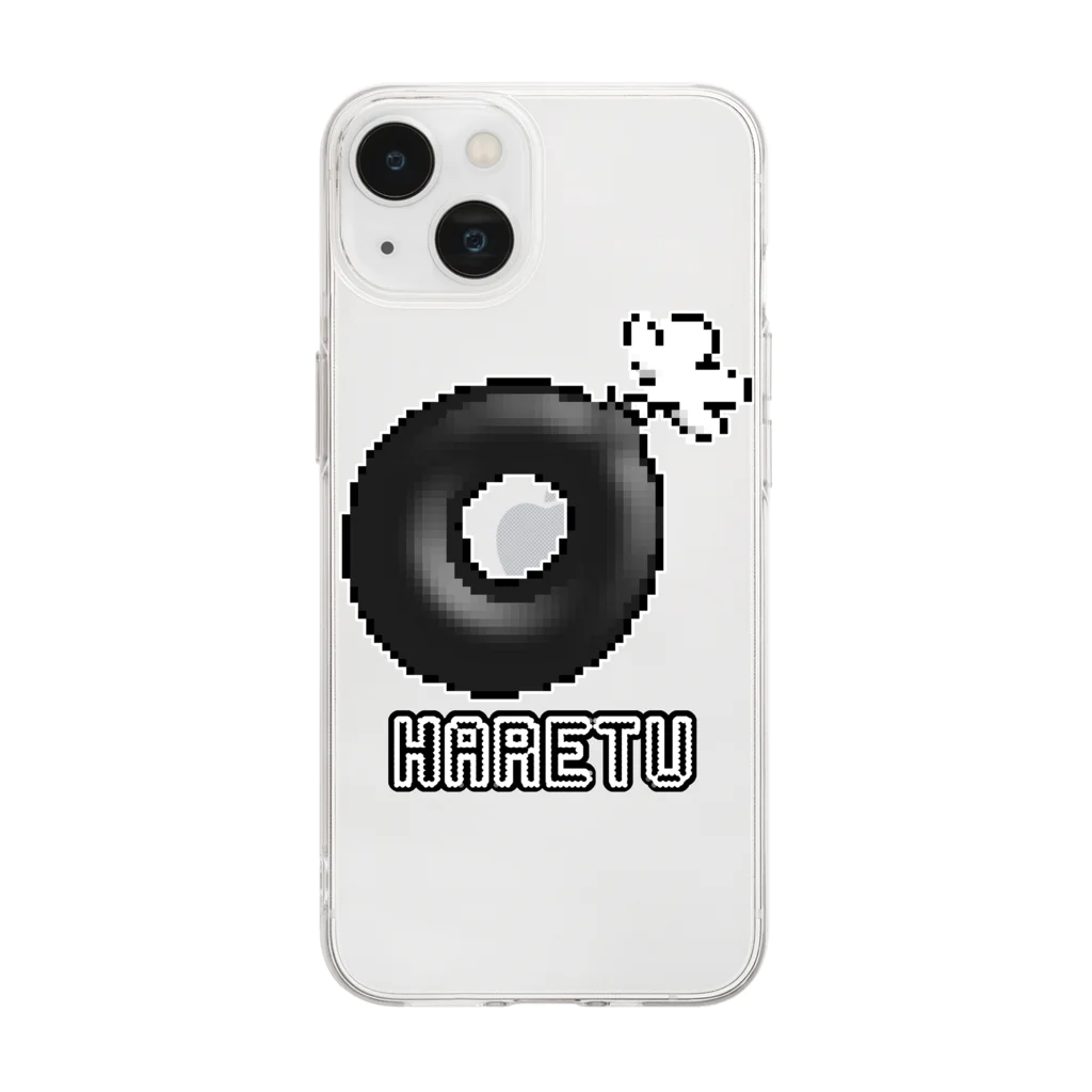 かめこみゅストアのHARETU Soft Clear Smartphone Case