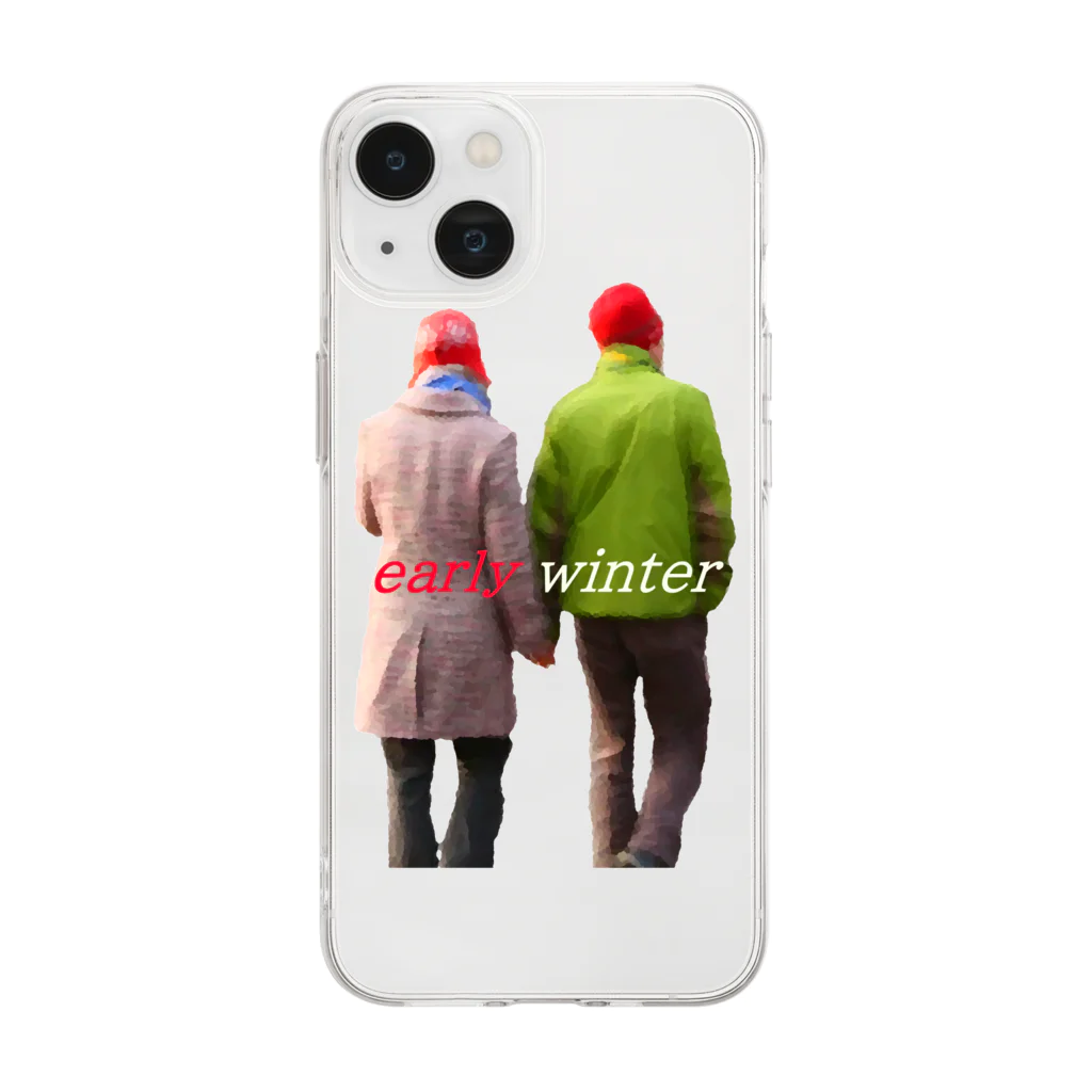 soi hẻm rojiのearly winter Soft Clear Smartphone Case