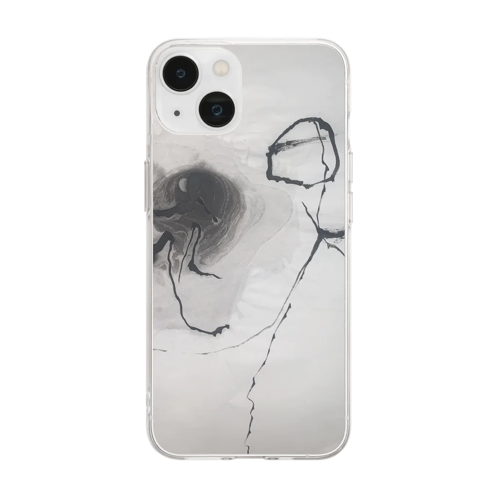 san_oの裸 Soft Clear Smartphone Case