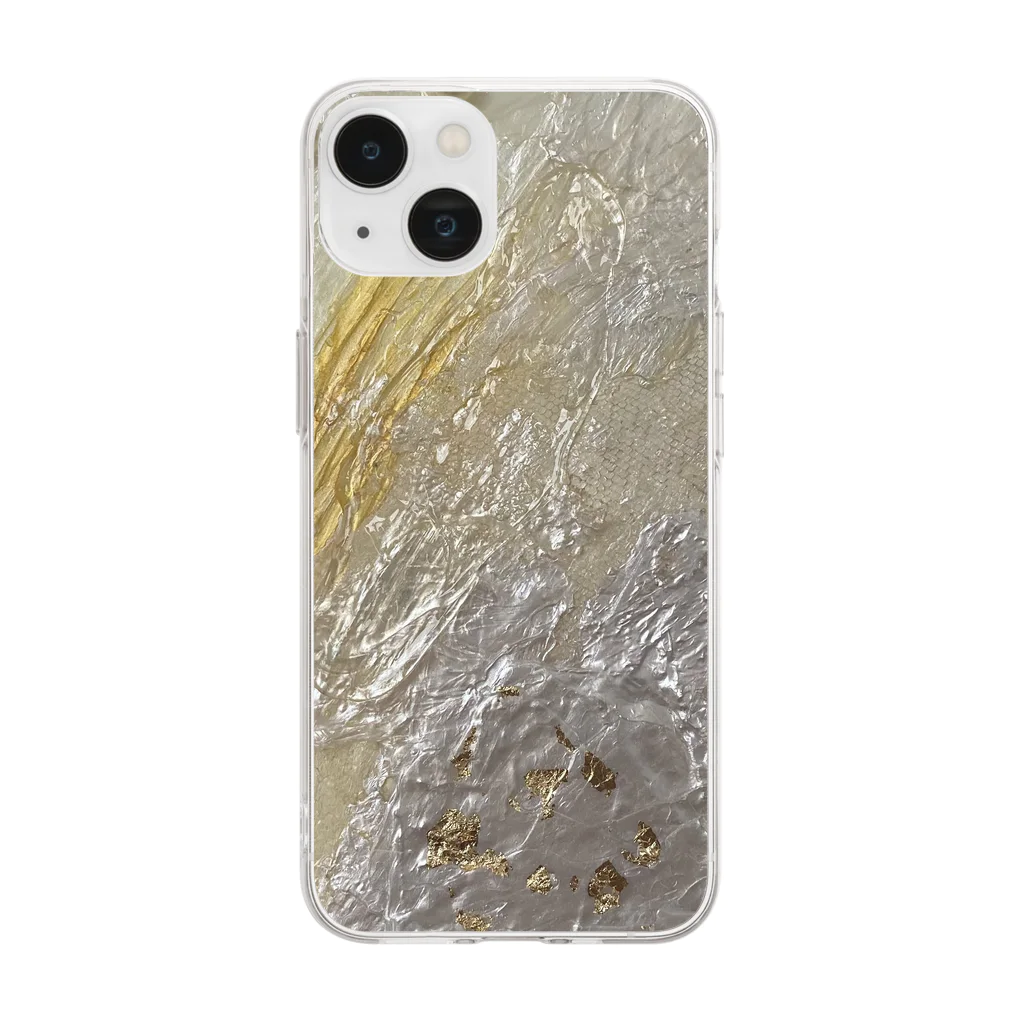 FUMINA UNO オリジナルショップのきらめきに満ちた世界 Full of Sparkle Soft Clear Smartphone Case